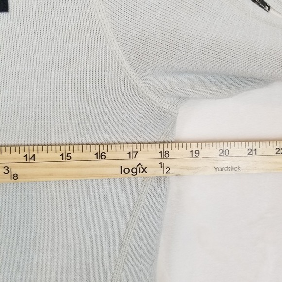 Patagonia Womens Better Sweater 1/4 Zip Fleece Pullover Light Grey Medium - Picture 5 of 7